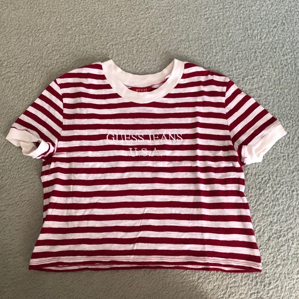 Guess Jeans Red T-shirt